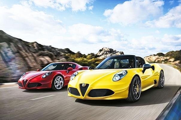 Alfa Romeo 4C Spider und Alfa Romeo 4C